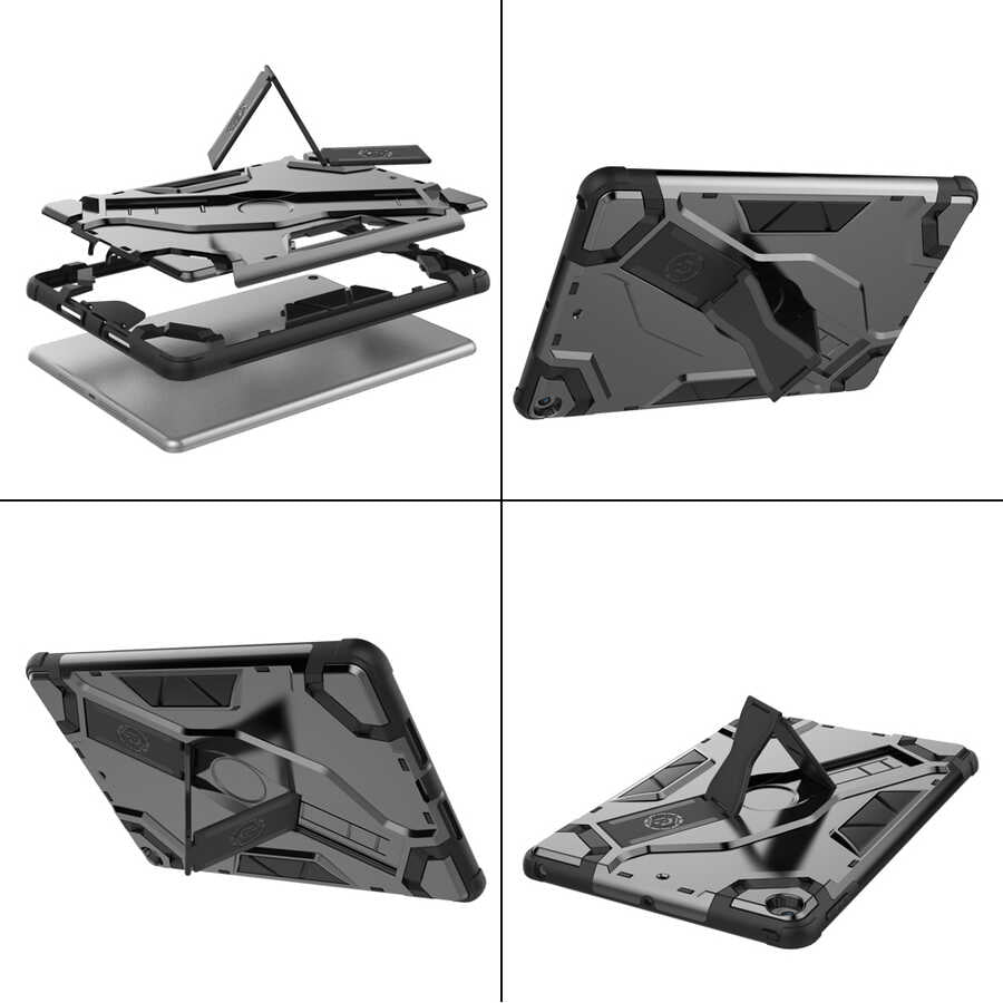 Apple iPad 9.7 2017 (5.Nesil) Zore Defens Tablet Silikon Siyah