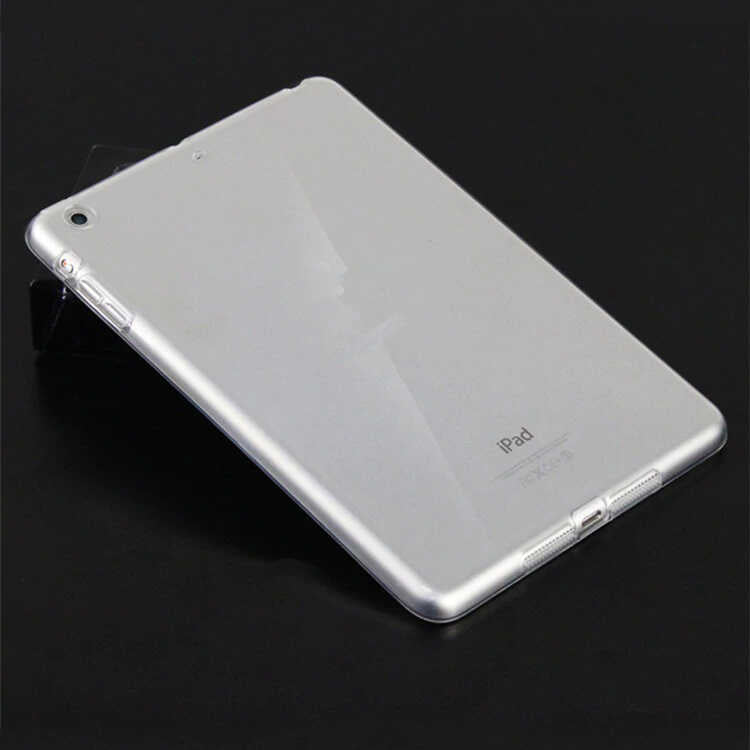 Apple iPad 9.7 2018 (6.Nesil) Kılıf Zore Tablet Süper Silikon Kapak Renksiz