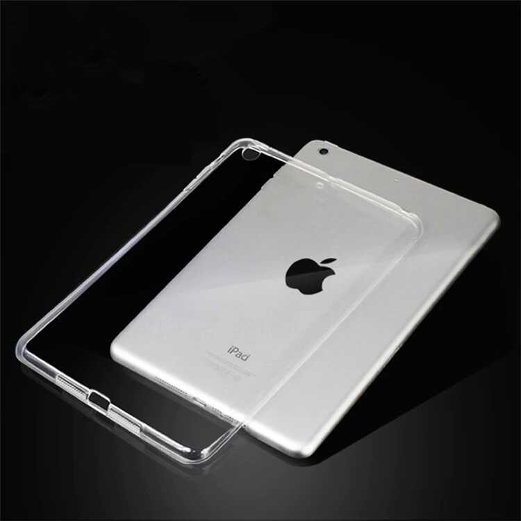 Apple iPad 9.7 2018 (6.Nesil) Kılıf Zore Tablet Süper Silikon Kapak Renksiz