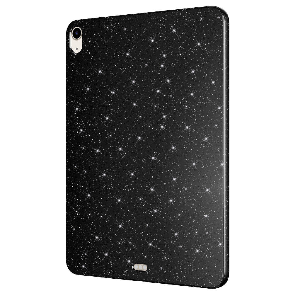 Apple iPad Air 10.9 2020 (4 Nesil) Simli Parlak Görünümlü Zore Tablet Koton Kılıf Gümüş