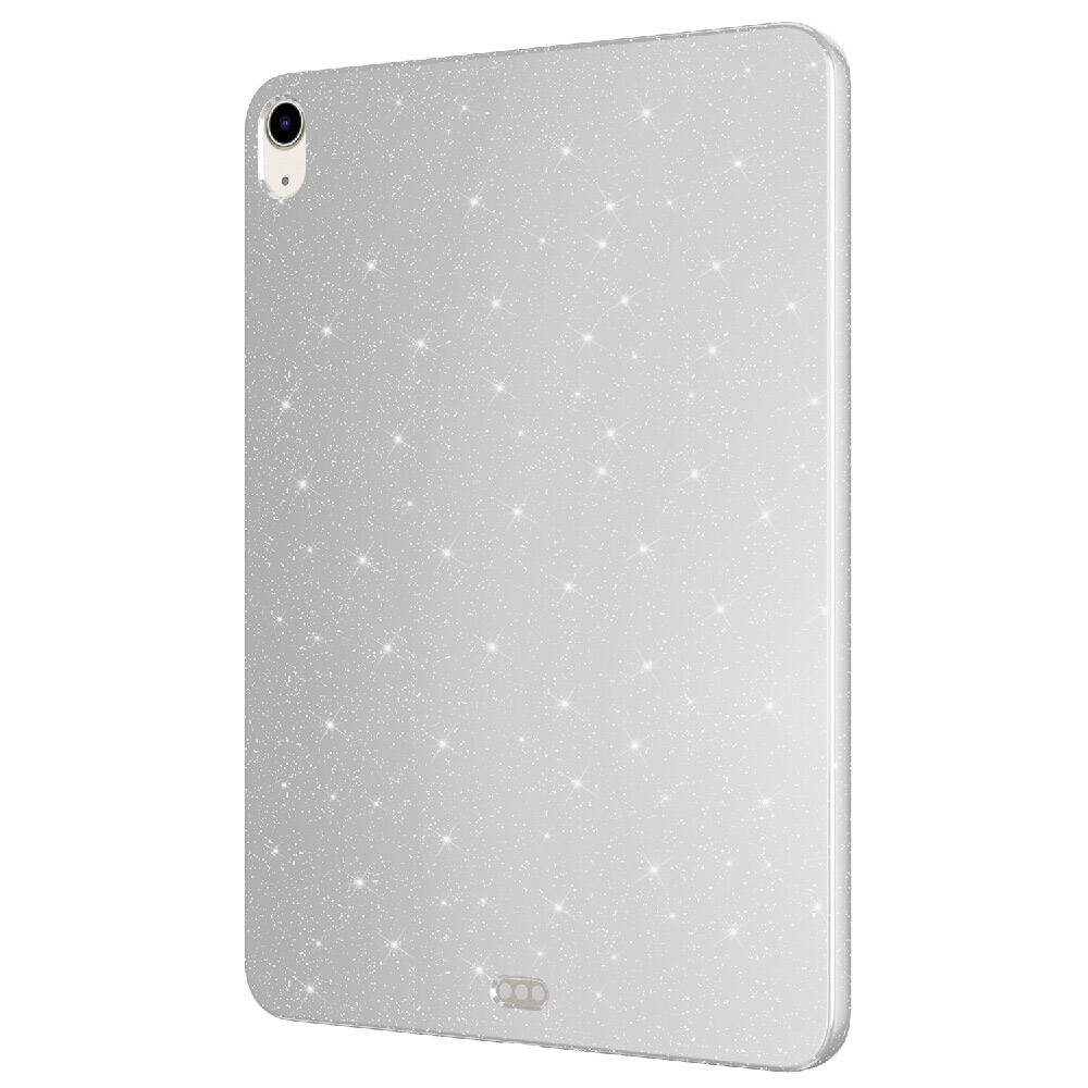 Apple iPad Air 10.9 2020 (4 Nesil) Simli Parlak Görünümlü Zore Tablet Koton Kılıf Pembe