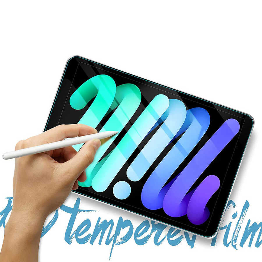 Apple iPad Air 10.9 2020 (4th Generation) Zore 5in1 Tablet Tempered Glass Screen Protector Colorless