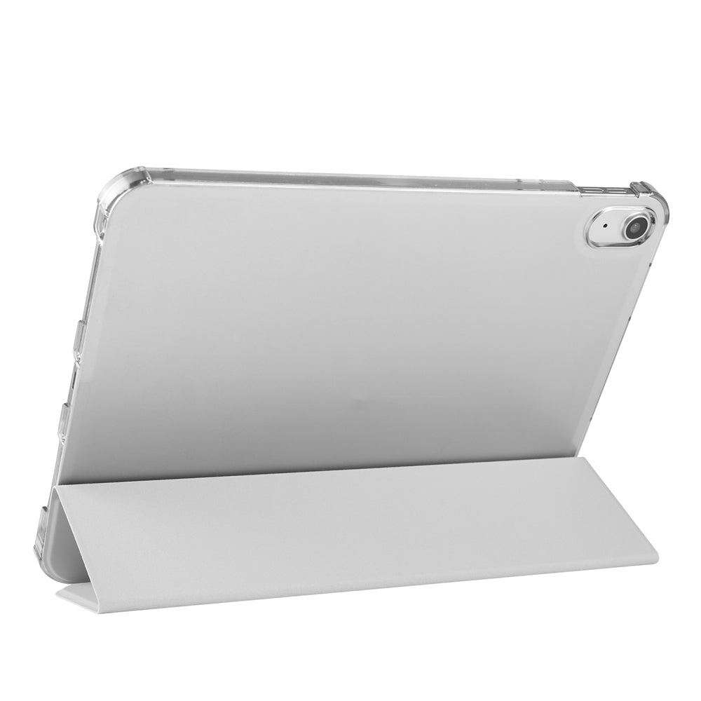 Apple iPad Air 10.9 2022 (10.Nesil) Zore Smart Cover Kalem Bölmeli Standlı 1-1 Kılıf Rose Gold