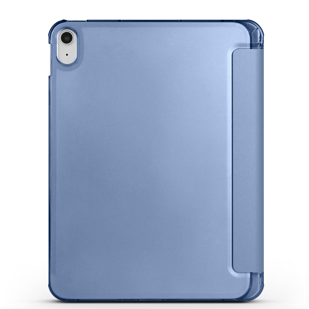 Apple iPad Air 10.9 2022 (10.Nesil) Zore Smart Cover Kalem Bölmeli Standlı 1-1 Kılıf Mor