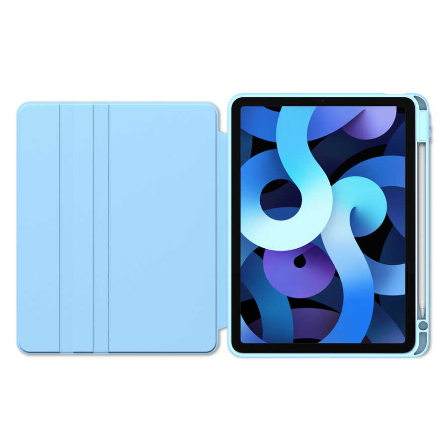 Apple iPad Air 11 2024 Kılıf Zore Nayn Dönebilen Standlı Kılıf Koyu Yeşil