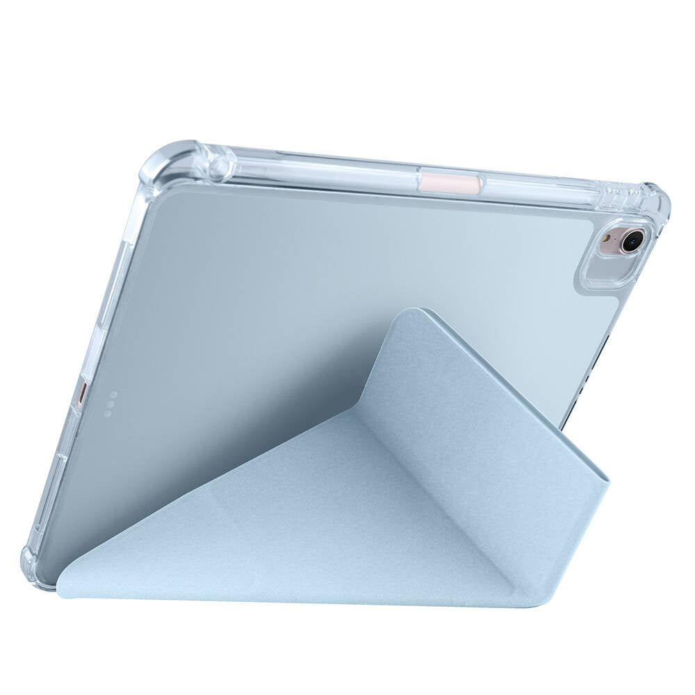 Apple iPad Air 11 2024 Kılıf Zore Tri Folding Kalem Bölmeli Standlı Kılıf Kırmızı