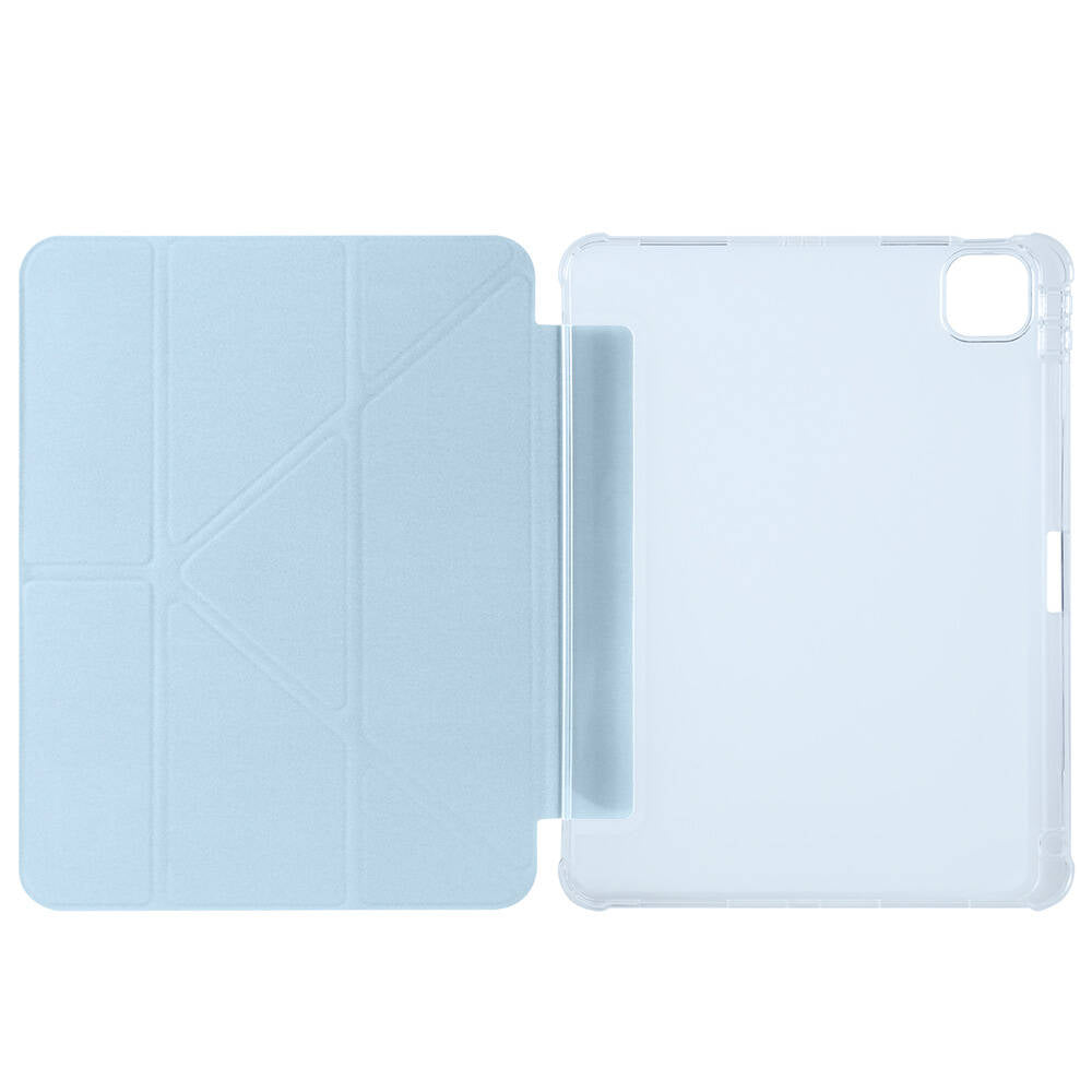 Apple iPad Air 11 2024 Kılıf Zore Tri Folding Kalem Bölmeli Standlı Kılıf Kırmızı
