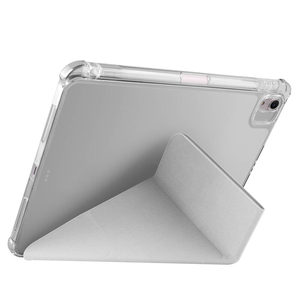 Apple iPad Air 11 2024 Kılıf Zore Tri Folding Kalem Bölmeli Standlı Kılıf Kırmızı