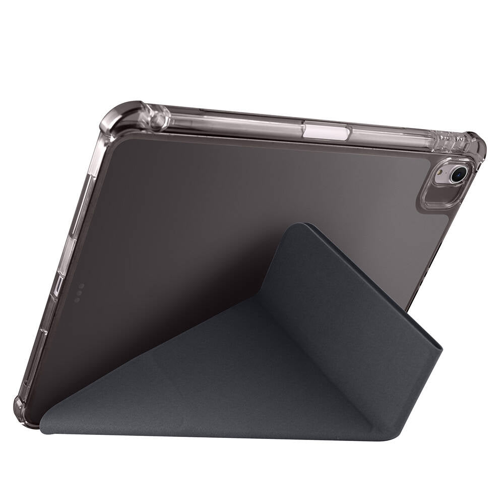 Apple iPad Air 11 2024 Kılıf Zore Tri Folding Kalem Bölmeli Standlı Kılıf Kırmızı