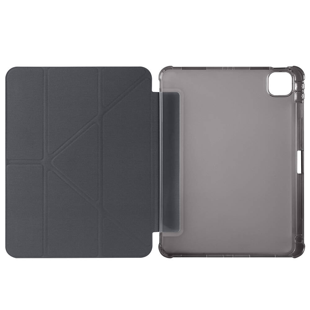 Apple iPad Air 11 2024 Kılıf Zore Tri Folding Kalem Bölmeli Standlı Kılıf Kırmızı