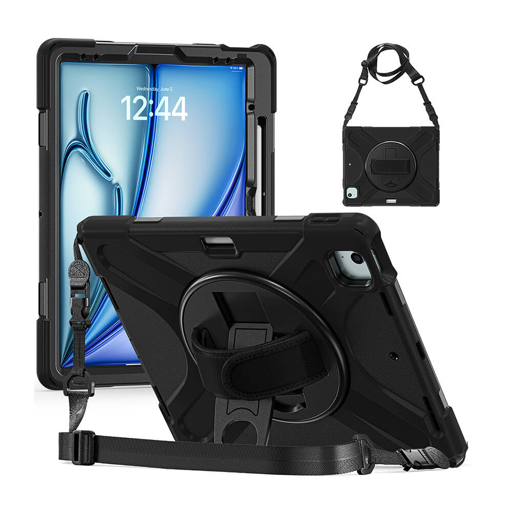 Apple iPad Air 13 2025 M3 Zore Defender Tablet Silikon Siyah
