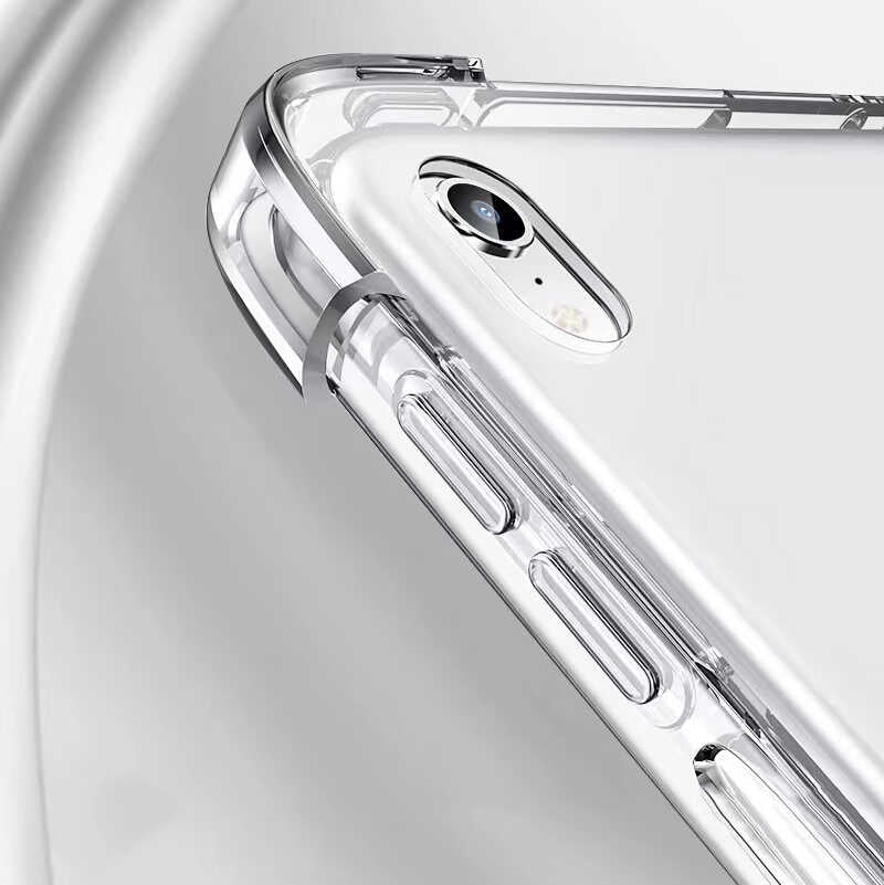 Apple iPad Mini 2021 (6.Nesil) Kılıf Zore Tablet Nitro Anti Shock Silikon Kapak Renksiz