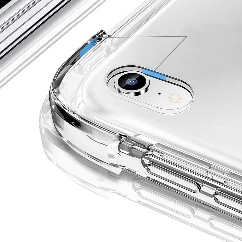 Apple iPad Mini 2021 (6.Nesil) Kılıf Zore Tablet Nitro Anti Shock Silikon Kapak Renksiz