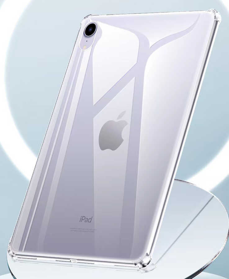 Apple iPad Mini 2021 (6.Nesil) Kılıf Zore Tablet Nitro Anti Shock Silikon Kapak Renksiz