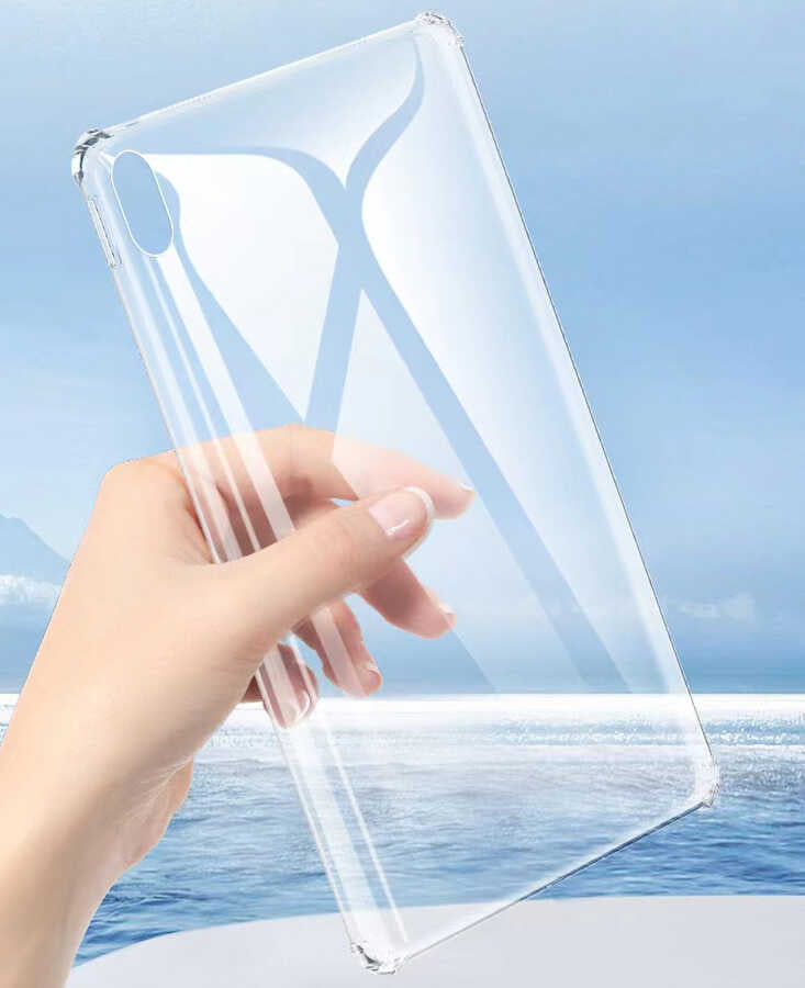 Apple iPad Mini 2021 (6.Nesil) Kılıf Zore Tablet Nitro Anti Shock Silikon Kapak Renksiz