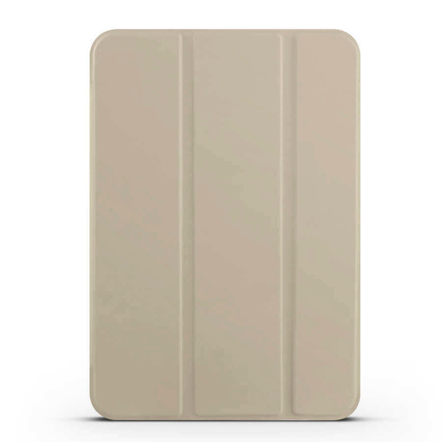 Apple iPad Mini 2021 (6.Nesil) Zore Smart Cover Standlı 1-1 Kılıf Gold