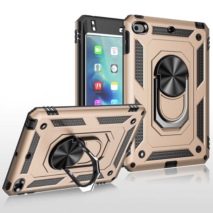 Apple iPad Mini 4 Kılıf Zore Tablet Vega Kapak Kırmızı