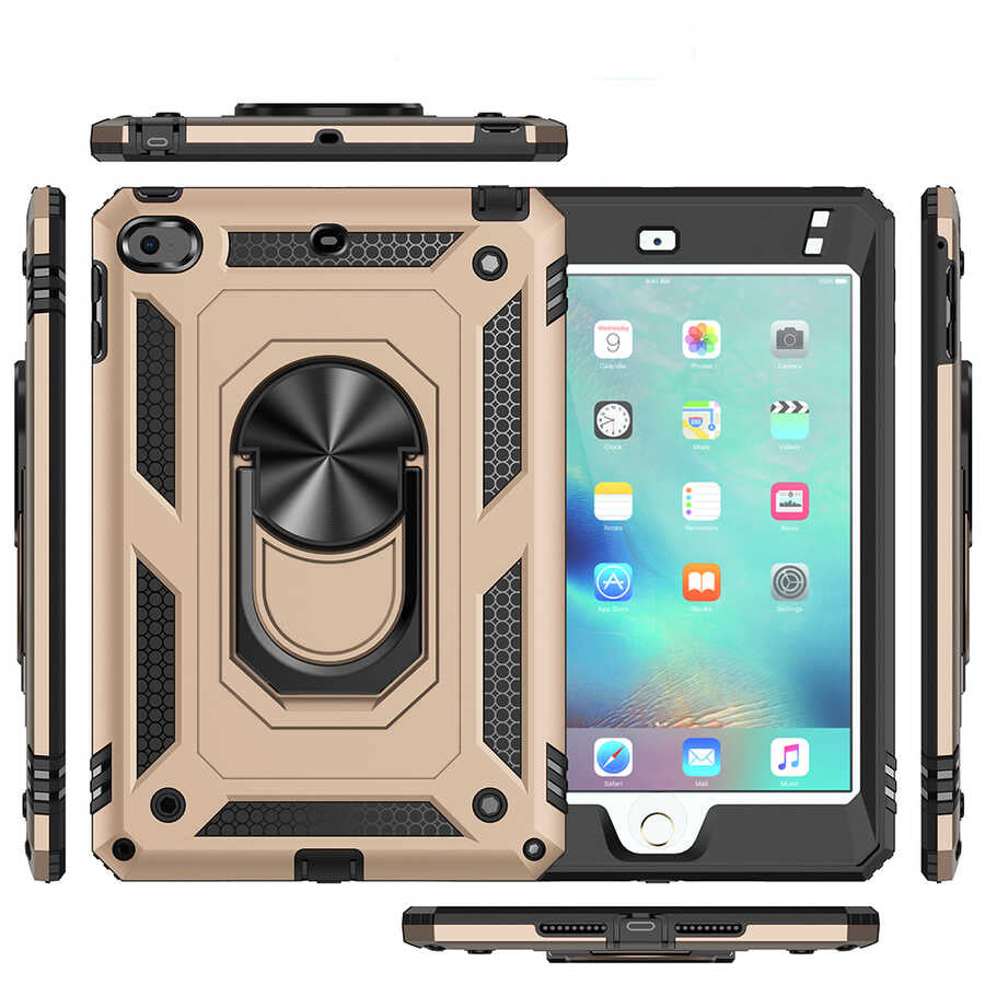 Apple iPad Mini 5 Kılıf Zore Tablet Vega Kapak Kırmızı