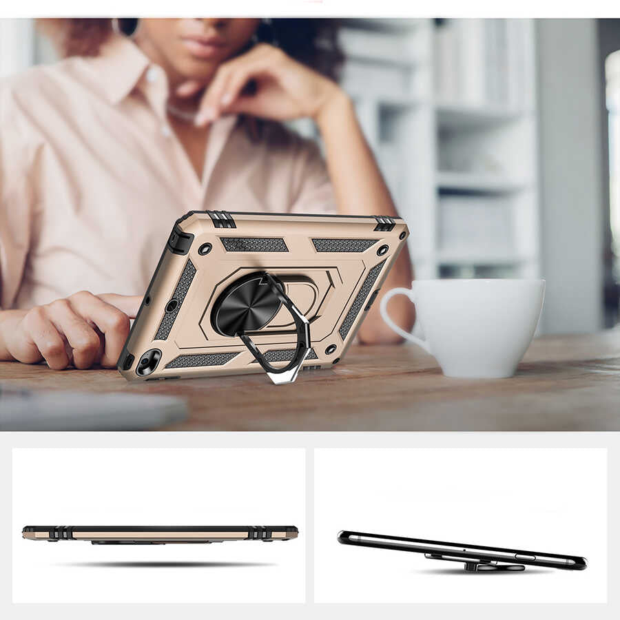 Apple iPad Mini 5 Kılıf Zore Tablet Vega Kapak Kırmızı