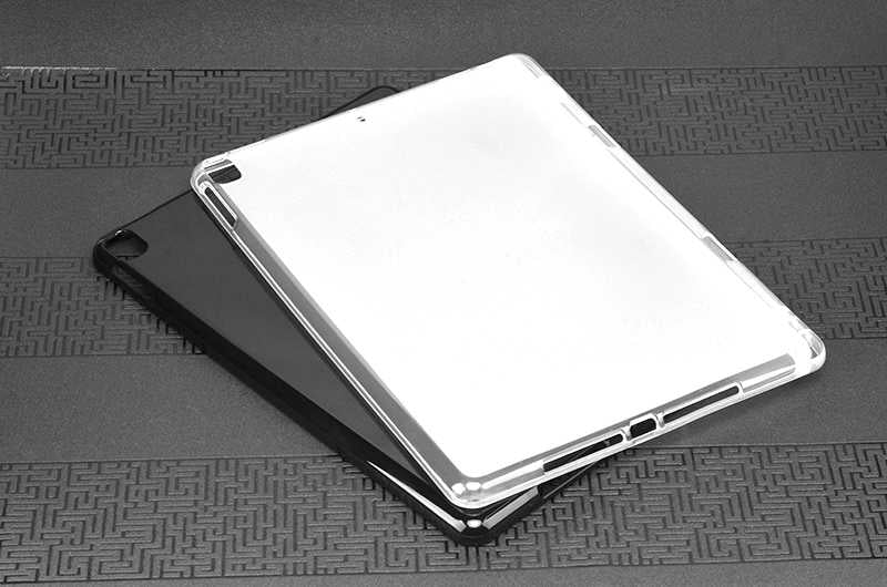 Apple iPad 10.2 (8.Nesil) Zore Kalemli Tablet Silikon Siyah