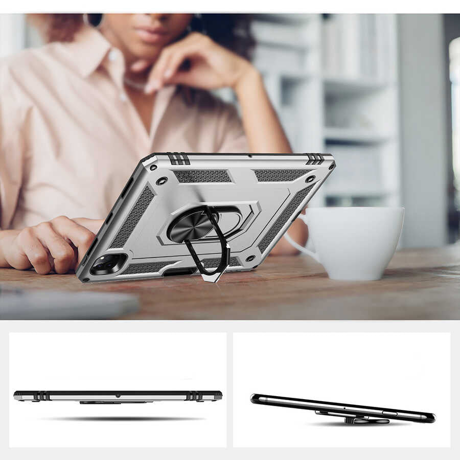 Apple iPad Pro 11 2018 Kılıf Zore Tablet Vega Kapak Mavi
