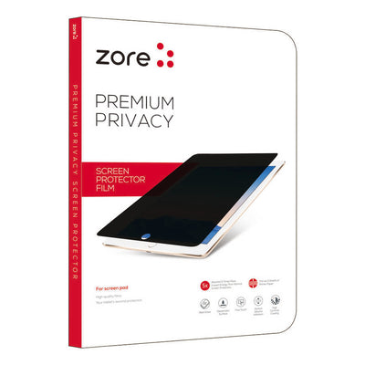 Apple iPad Pro 11 2020 (2.Nesil) Zore Tablet Privacy Temperli Cam Ekran Koruyucu Siyah