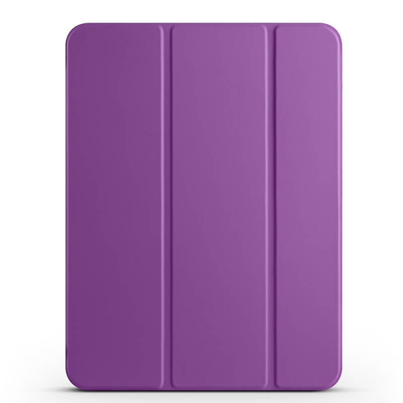 Apple iPad Pro 11 2024 Zore Smart Cover Kalem Bölmeli Standlı 1-1 Kılıf Siyah
