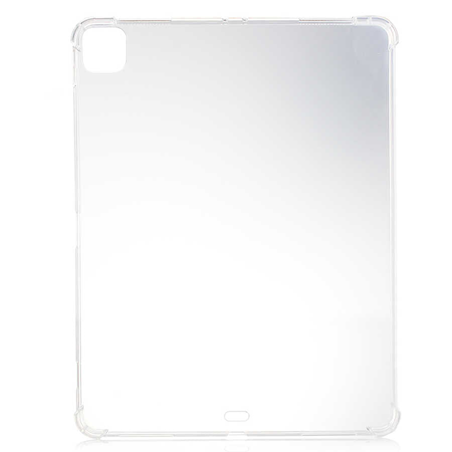 Apple iPad Pro 12.9 2020 (4.Nesil) Kılıf Zore Tablet Nitro Anti Shock Silikon Kapak Renksiz