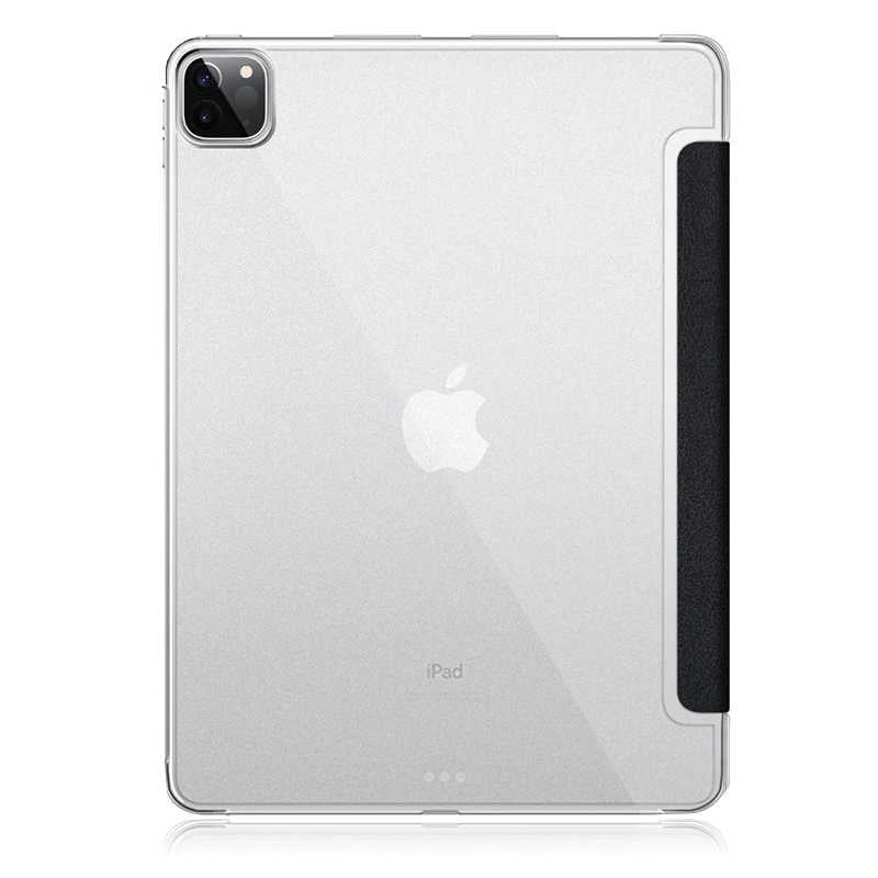 Apple iPad Pro 12.9 2020 (4.Nesil) Zore Smart Cover Standlı 1-1 Kılıf Pembe