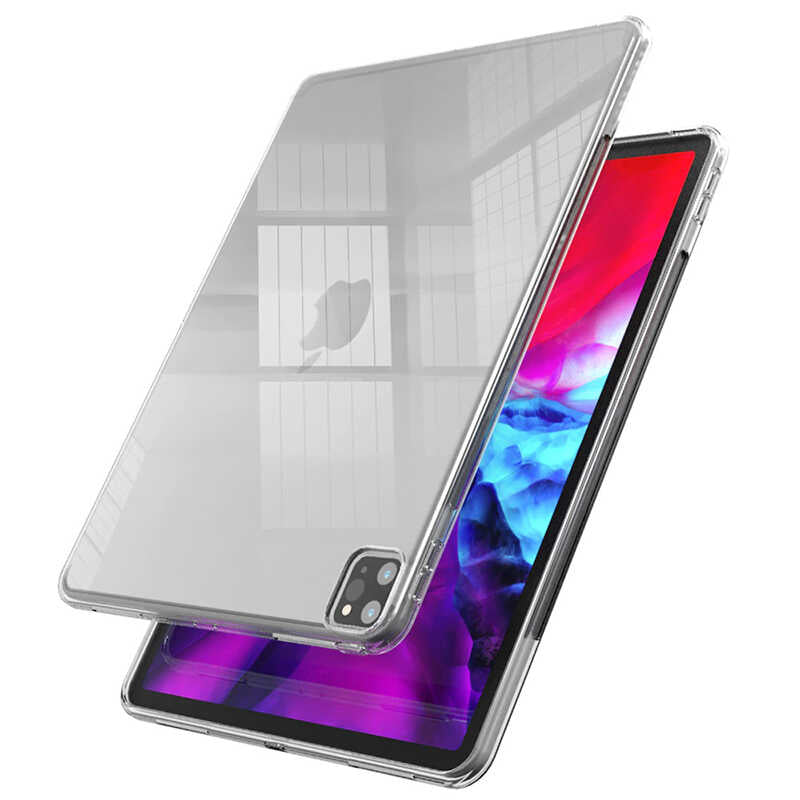 Apple iPad Pro 12.9 Pro 2020 (4.Nesil) Kılıf Zore Tablet Süper Silikon Kapak Siyah