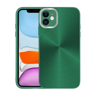 Apple iPhone 11 Kılıf Kamera Korumalı Sert Zore Desa Kapak Açık Yeşil