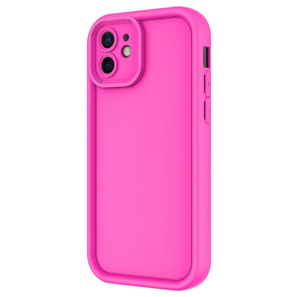 Apple iPhone 11 Kılıf Kamera Korumalı Zore Ananas Kapak Mürdüm