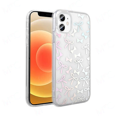 Apple iPhone 11 Kılıf Şeffaf Figürlü Zore Folk Sert Kapak Papatya