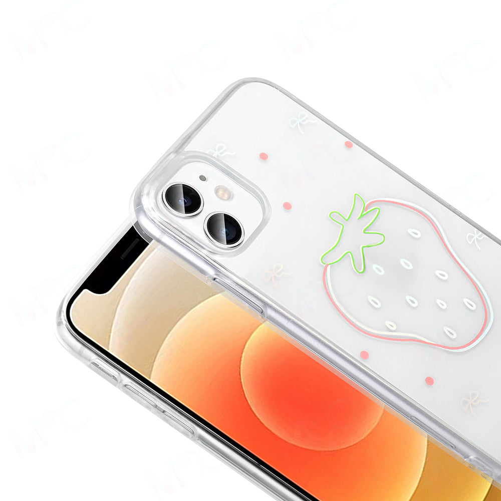 Apple iPhone 11 Kılıf Şeffaf Figürlü Zore Folk Sert Kapak Sevimli Köpek