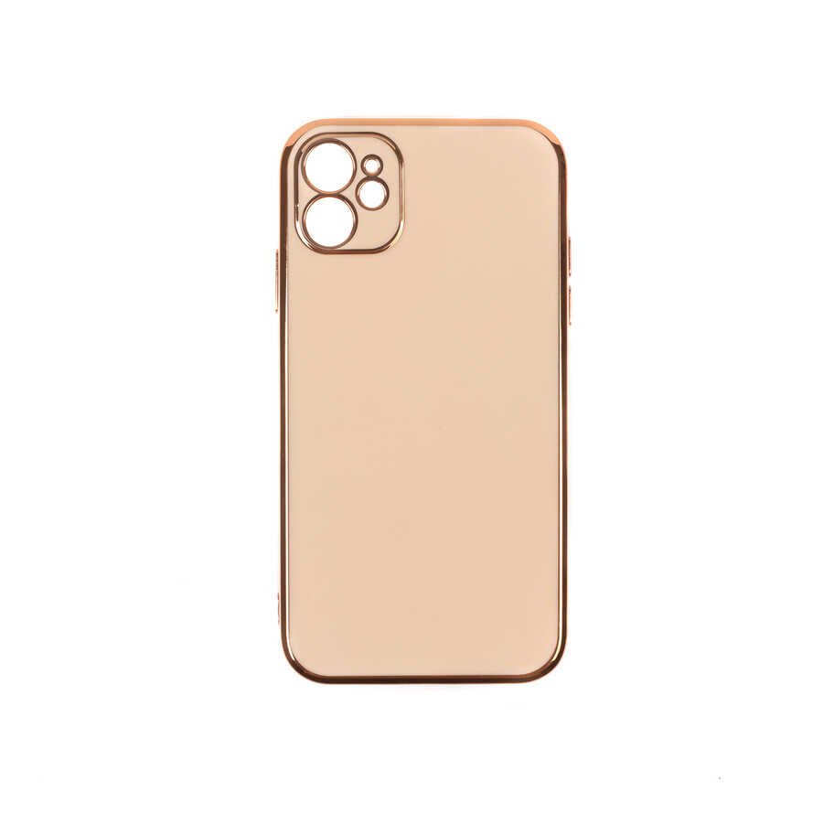 Apple iPhone 11 Kılıf Zore Bark Kapak Krem