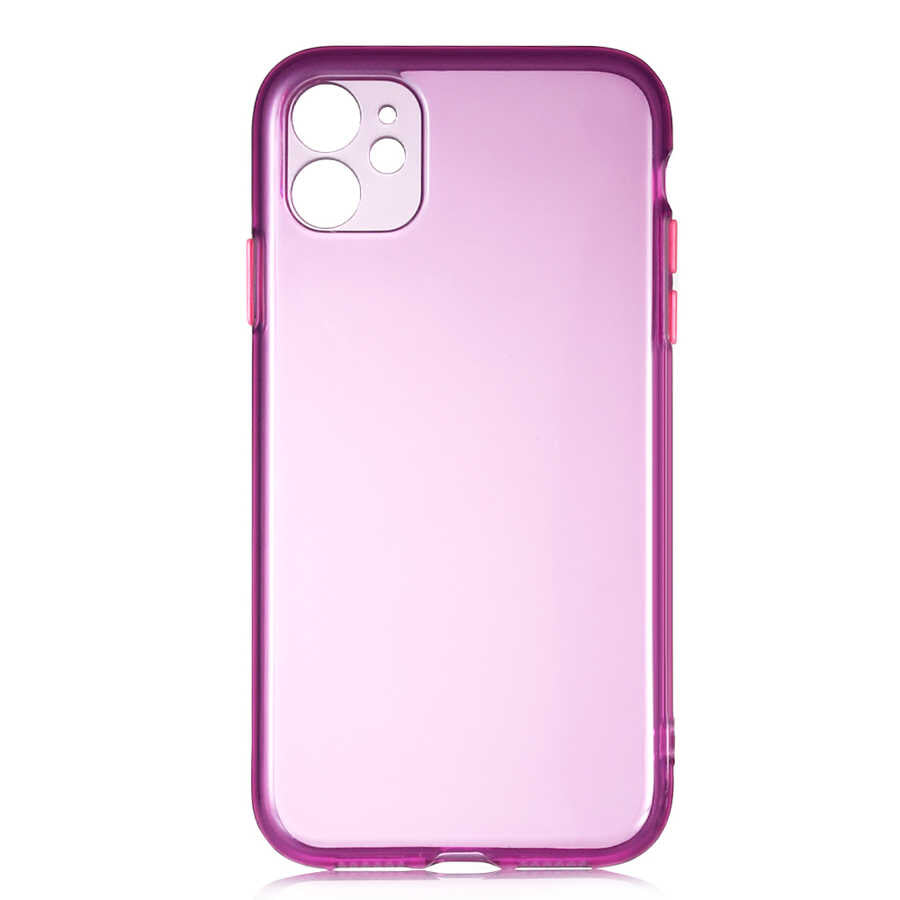 Apple iPhone 11 Kılıf Zore Bistro Kapak Mor