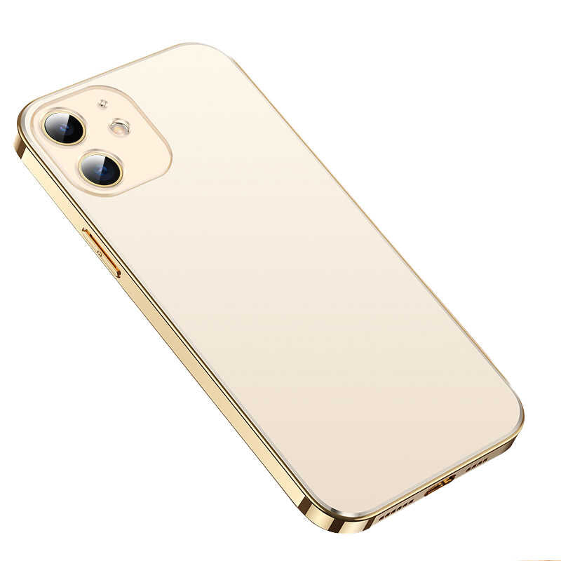 Apple iPhone 11 Kılıf Zore Bobo Kapak Gold