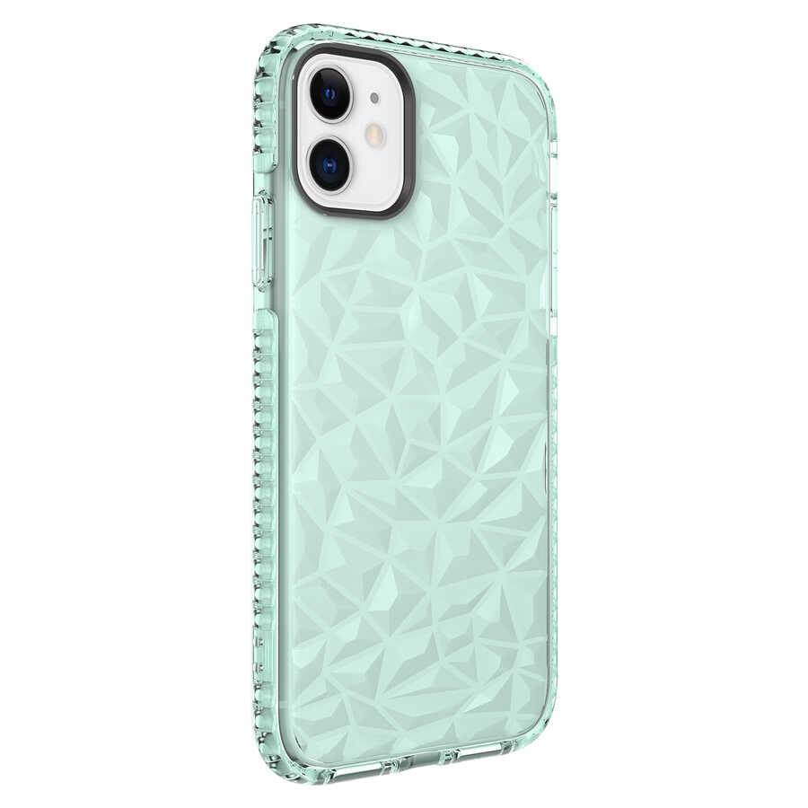 Apple iPhone 11 Kılıf Zore Buzz Kapak Yeşil