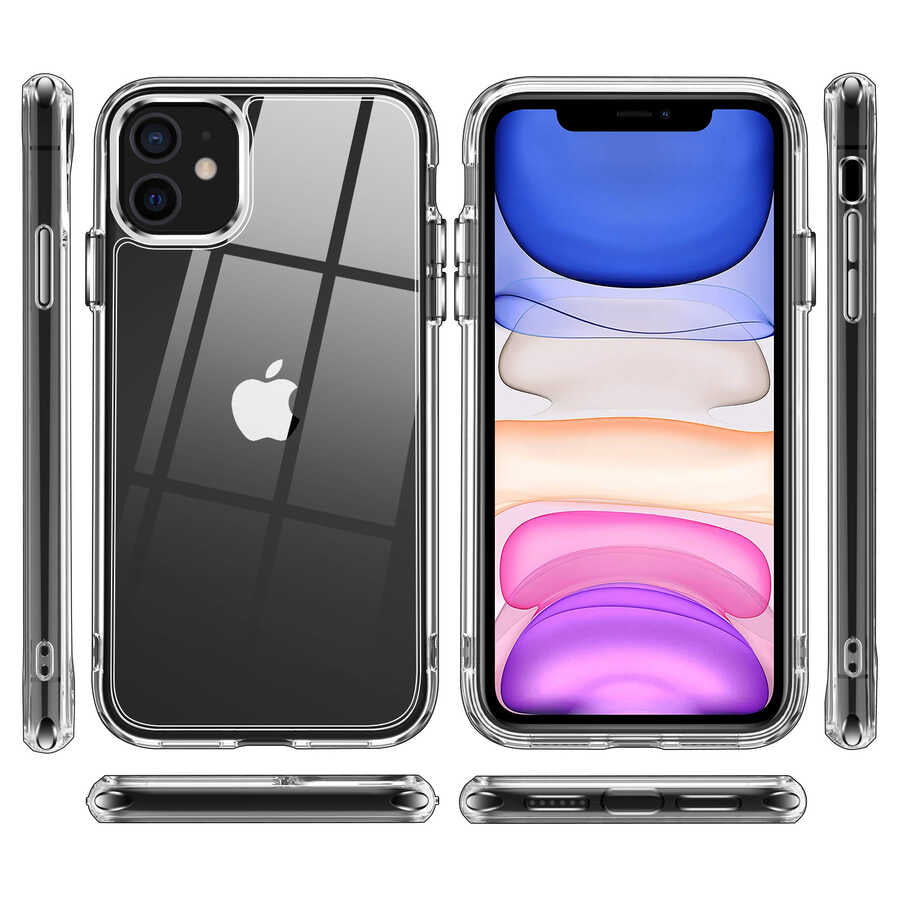 Apple iPhone 11 Kılıf Zore Forst Kapak Renksiz