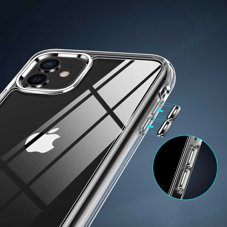 Apple iPhone 11 Kılıf Zore Forst Kapak Renksiz