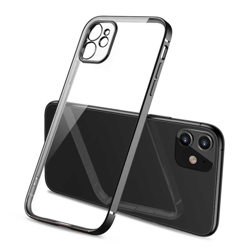 Apple iPhone 11 Kılıf Zore Gbox Kapak Siyah
