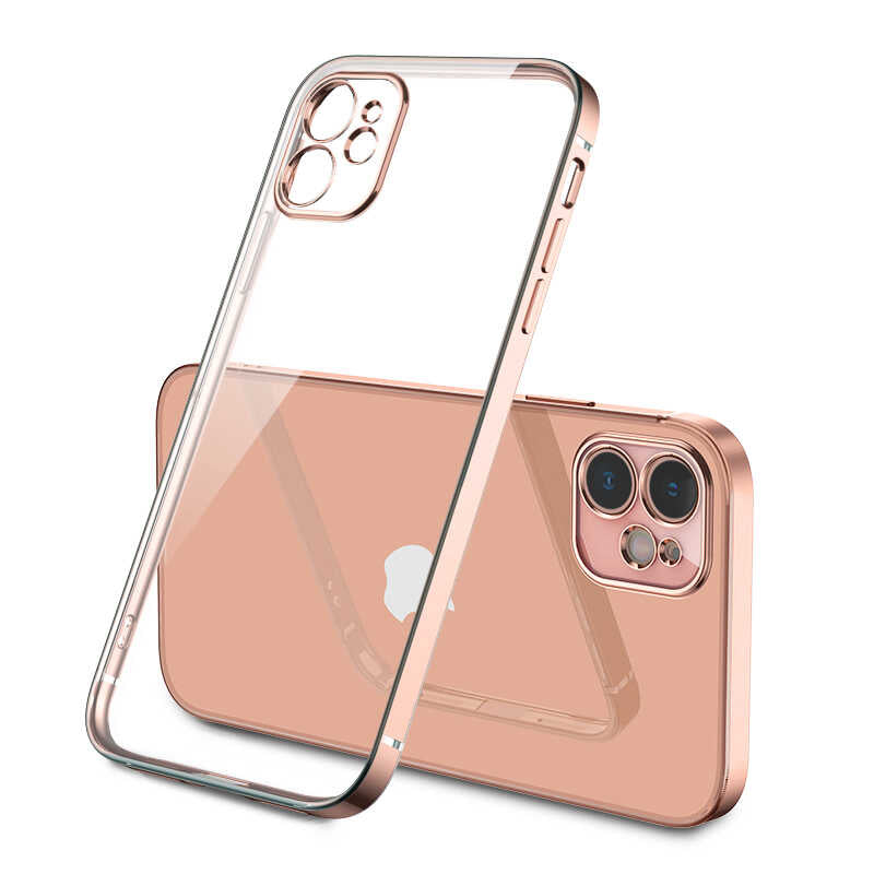 Apple iPhone 11 Kılıf Zore Gbox Kapak Gold
