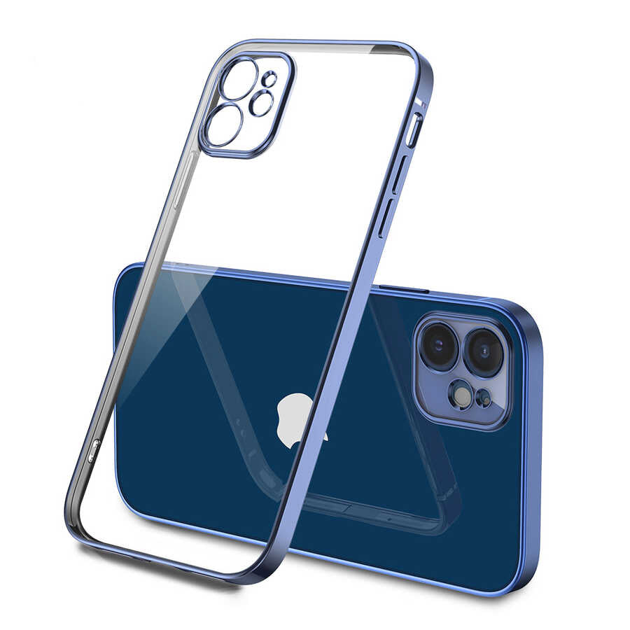 Apple iPhone 11 Kılıf Zore Gbox Kapak Mavi