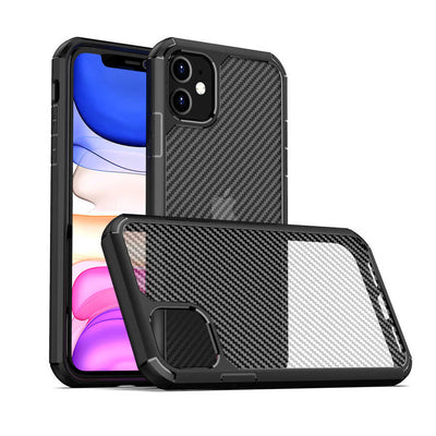 Apple iPhone 11 Kılıf Zore İnoks Kapak Mavi