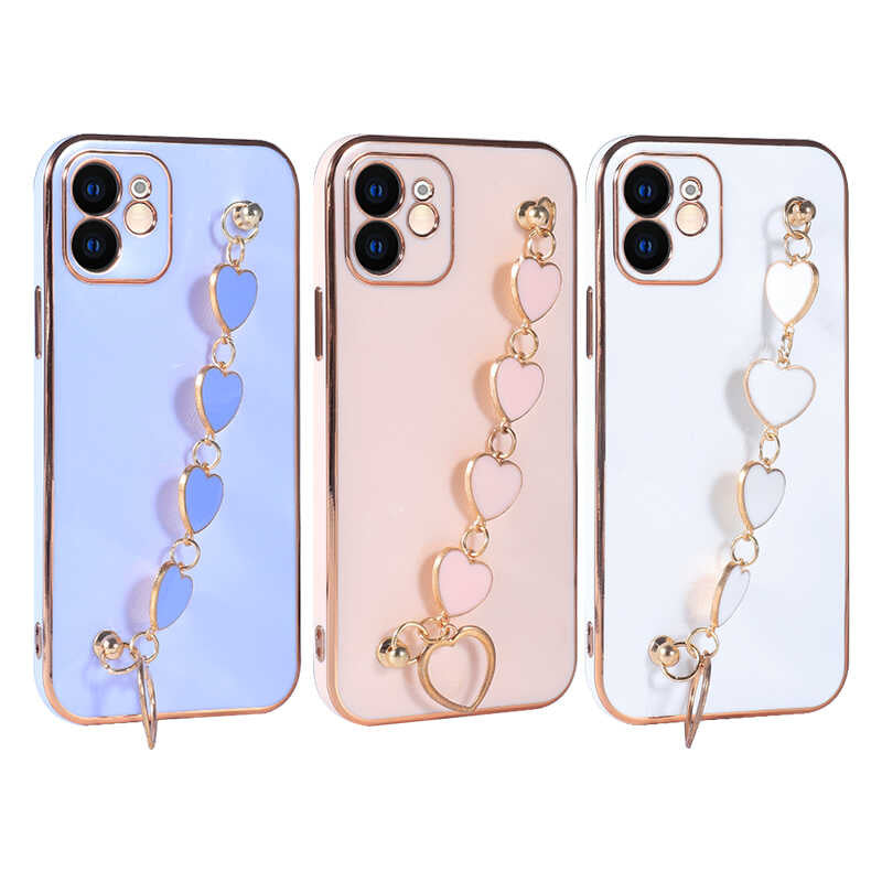 Apple iPhone 11 Kılıf Zore Kalbim Kapak Lila