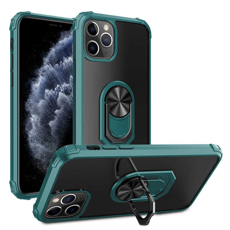 Apple iPhone 11 Pro Max Kılıf Zore Mola Kapak Yeşil