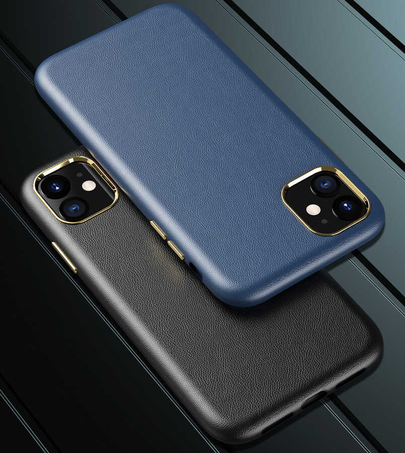 Apple iPhone 11 Kılıf Zore Natura Kapak Kahverengi