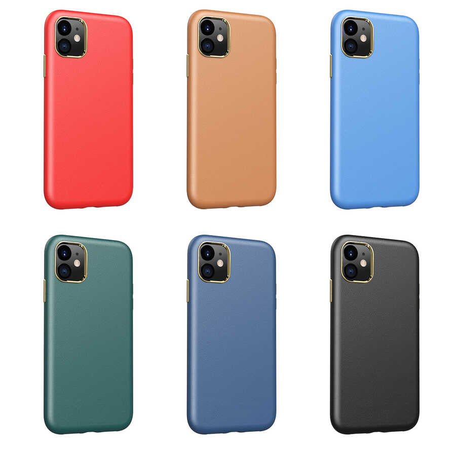 Apple iPhone 11 Kılıf Zore Natura Kapak Siyah