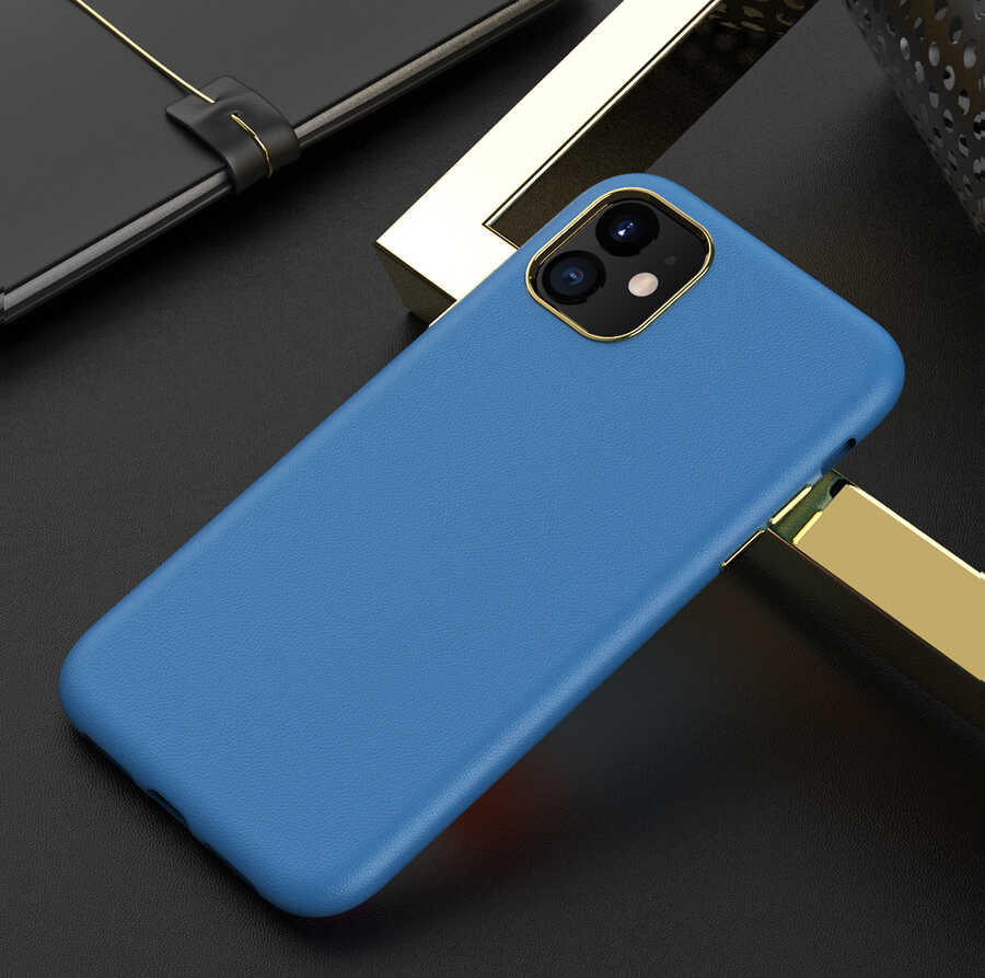 Apple iPhone 11 Kılıf Zore Natura Kapak Lacivert