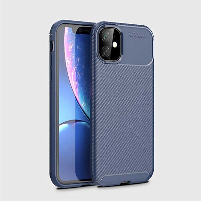 Apple iPhone 11 Kılıf Zore Negro Silikon Kapak Kahverengi